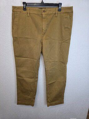 J. Crew Men's Khaki Brown Chino Pants – Size 34 – NWT Slim Straight Trousers